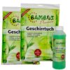 Set Bambus Geschirrtuch inkl. 1 Stück Reiniger