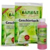 Set Bambus Geschirrtuch inkl. 1 Stück Reiniger – Bild 3